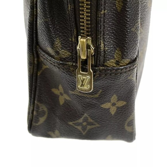 LOUIS VUITTON Trousse Toilette 28 Clutch Hand Bag Monogram Brown - Picture 6 of 16